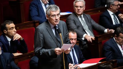 Le député Jean-Charles Taugourdeau a dit à l'Assemblée nationale :&nbsp;" un prétendu réchauffement", le 3 décembre 2019. (MAXPPP)