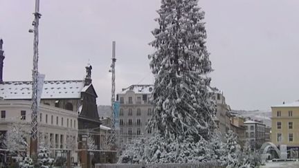 Premiers flocons de neige à Clermont-Ferrand