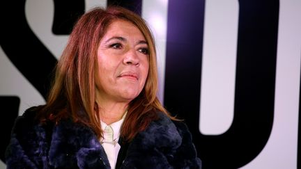 La présidente du groupe France Médias Monde, Marie-Christine Saragosse, lors de l'inauguration d'une exposition Gare de Lyon à Paris, le 5 mars 2017. (BENJAMIN CREMEL / AFP)