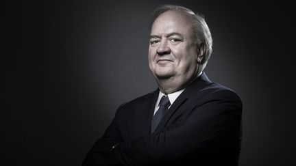 Denis Kessler, président de Scor, le 9 janvier 2018 à Paris. (JOEL SAGET / AFP)