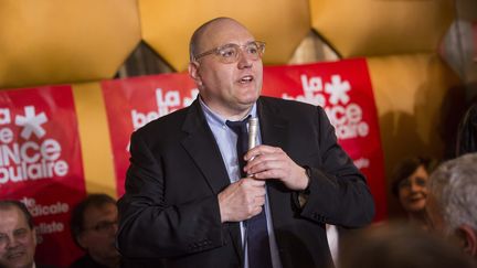 Julien Dray lors du lancement de la Belle alliance populaire, le 13 avril 2016, à Paris. (MAXPPP)