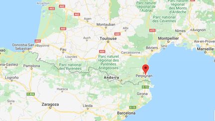 Les arrestations ont eu lieu dans le secteur de Perpignan. (CAPTURE D'ECRAN GOOGLE MAPS)