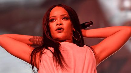 Rihanna en concert à Stockholm l4 juillet 2016
 (MARCUS ERICSSON / TT NEWS AGENCY / TT NEWS AGENCY/AFP)