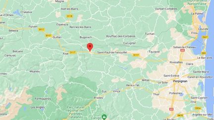 Caudiès-de-Fenouillèdes dans les Pyrénées-Orientales. (GOOGLE MAPS)