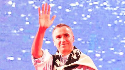 Le styliste de mode belge Raf Simons sur son dernier défilé Calvin Klein à new York, en septembre 2018.
 (Billy Farrell Neil Rasmus/BFA/REX/Shutterstock/SIPA)