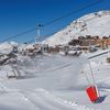 Dès le 8 novembre 2023, l'emblématique station de Val Thorens se préparait à l'ouverture des pistes. (MAXPPP)