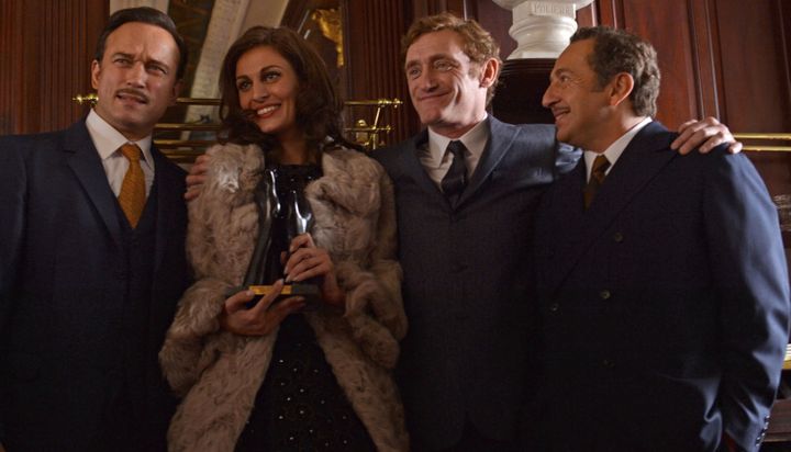 Vincent Perez, Sveva Alviti, jean-paul Rouve et Patrick Timsit dans "Dalida" de Lisa Azuelos
 (Luc Roux)