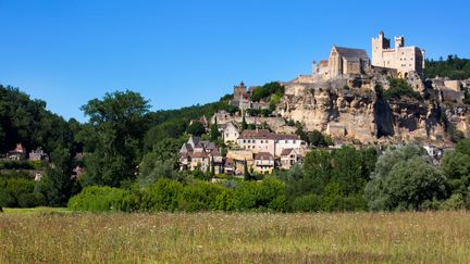 La commune de Beynac-et-Cazenac, en Dordogne, le 26 novembre 2022. (GHISLAINE BRAS / ONLY FRANCE / AFP)