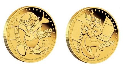 Les pi&egrave;ces &eacute;mises par l'&icirc;le de Niue sont &agrave; l'effigie des personnages de Disney.&nbsp; (NEW ZEALAND MINT / DR)