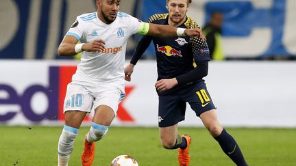 Un Dimitri Payet de gala face à Leipzig (GUILLAUME HORCAJUELO / EPA)