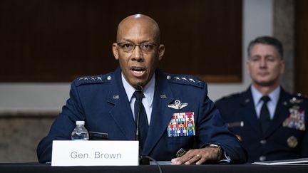 Le général Charles Q. Brown à Washington (USA), le 7 mai 2020. (AL DRAGO / POOL)