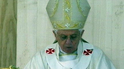 Le pape Benoît XVI. (France3)