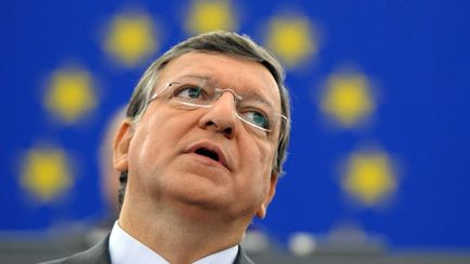 Jos&eacute; Manuel Barroso au Parlement europ&eacute;en &agrave; Strasbourg (Bas-Rhin), le 12 septembre 2012. (FREDERICK FLORIN / AFP)