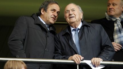 Michel Platini et Joseph Blatter