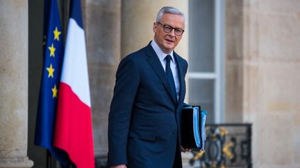 The Minister of the Economy Bruno Le Maire, at the Elysée, November 15, 2023. (ANDREA SAVORANI NERI / NURPHOTO)