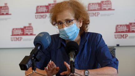 Margarita Del Val, virologue espagnole. (PEDRO PUENTE HOYOS / EFE)