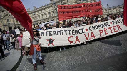 &nbsp; (La CGT-Spectacle appelait à manifester lundi dernier à Paris © Maxppp)