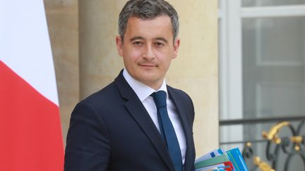 Le ministre français de l'Intérieur Gérald Darmanin à l'Elysée à Paris, le 15 juillet 2020. (LUDOVIC MARIN / AFP)