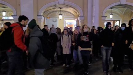 Russie : des manifestations et des hommes qui fuient après l'annonce de la mobilisation partielle (FRANCE 2)