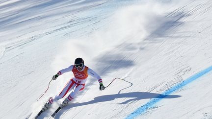 Matthias Mayer lors du Super G de PyeongChang (DIMITAR DILKOFF / AFP)