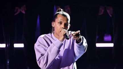 Le chanteur belge Stromae, lors des Victoires de la musique, le 10 février 2023. (BERTRAND GUAY / AFP)