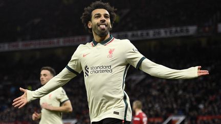 Mohamed Salah est devenu le meilleur buteur africain de Premier League, dimanche 24 octobre.&nbsp; (OLI SCARFF / AFP)