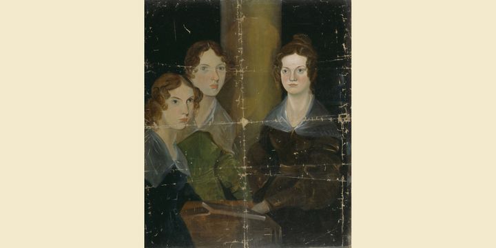 Les Soeurs Brontë (Anne, Emily et Charlotte) par leur frère Patrick Branwell Brontë, c.1834
 ( National Portrait Gallery, London)