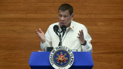 Le président philippin&nbsp;Rodrigo Duterte, le 27 juillet 2020 à Manille (Philippines). (PHILIPPINES PRESIDENTIAL PHOTOGAPHERS DIVISION / AFP)