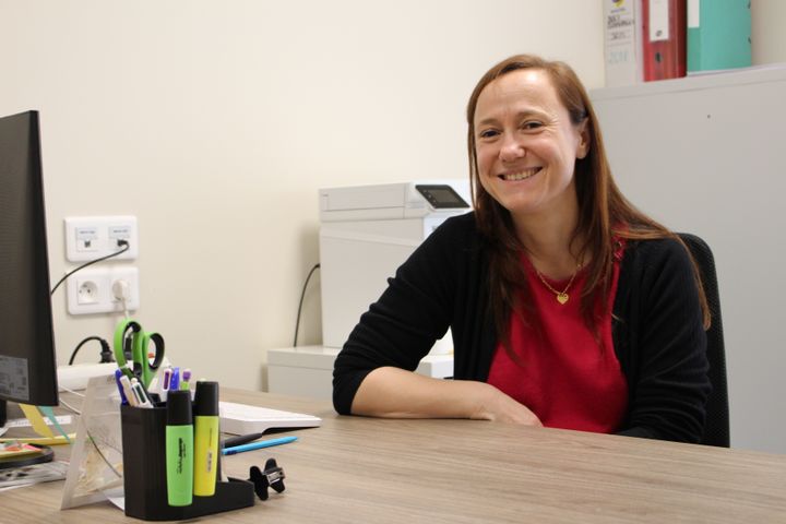 Marie-Laure Pons,&nbsp;médecin à La Grand-Combe, le 21 janvier 2020. (ROBIN PRUDENT / FRANCEINFO)