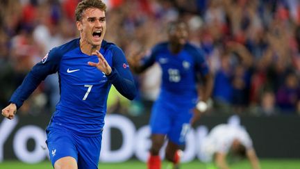 &nbsp; (Antoine Griezmann, un des buteurs qui a délivré les Bleus contre l'Albanie, mercredi soir, victoire 2-0  © SIPA)