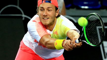 Lucas Pouille s'arrache en défense (PASCAL BROCARD / MAXPPP)