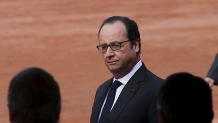 &nbsp; (C'est depuis l'Inde que François Hollande a réagi à une vidéo attribuée à Daech © Reuters / Adnan Abidi)