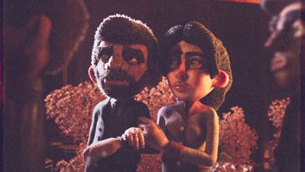 Deux personnages du film d'animation "Les Larmes de la Seine".&nbsp; (LES LARMES DE LA SEINE / POLE 3D)