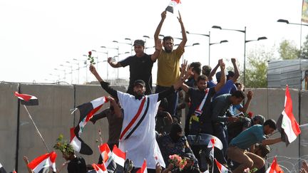 Irak : nouvelle manifestation des chiites devant la Zone verte ultrasécurisée de Bagdad