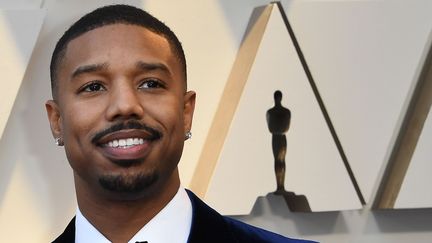 L'acteur américain Michael B.Jordan arrive à la cérémonie des Grammy Awards, le 24 février 2019 à Hollywood, Californie (USA). (MARK RALSTON / AFP)