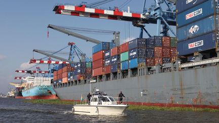 Abidjan, premier port d'Afrique de l'Ouest. (Port autonome d&#039;Abidjan)