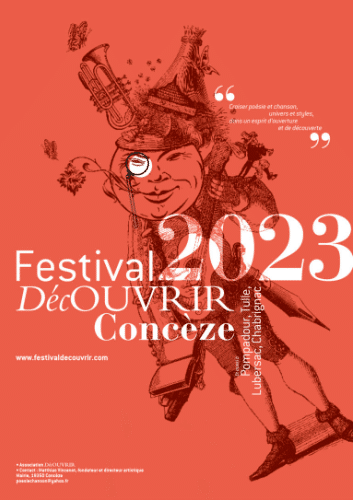 L'affiche de l'édition 2023 du festival DécOUVRIR (festival DécOUVRIR de Concèze)