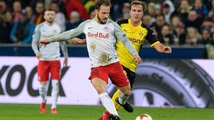 Salzbourg a éliminé Dortmund jeudi et va en quarts de finale d'Europa League. (MATTHIAS BALK / DPA)