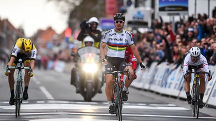 Peter Sagan avait remporté Gand-Wevelgem en 2016 avant de conquérir le Tour des Flandres (LUC CLAESSEN / BELGA)