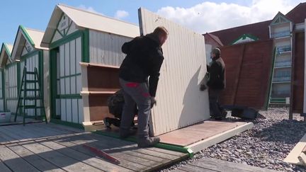 Patrimoine : le retour des cabines de plage de Cayeux (France 3)