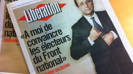 La "une" de Libération du 24 avril (FTV)