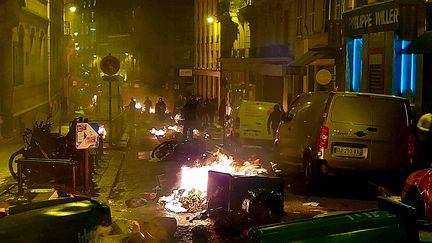 Violences et dégradations après la manifestation du 23 mars dernier à Paris. (BENJAMIN ILLY / FRANCEINFO)