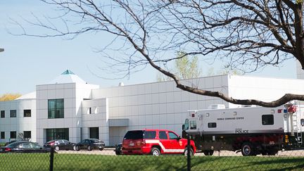 Paisley Park, la propriété de Prince près de Minneapolis, dans le Minnesota, ici le 22 avril 2016, le lendemain de la mort du chanteur.
 (Rich Ryan / DPA)