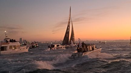 Couvrir le Vendée Globe : Catherine Pottier aime ressentir l'émotion du retour à terre des marins, après leur tour du monde en solitaire