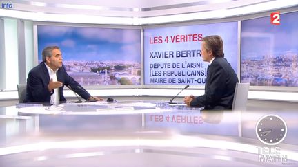 Les 4 Vérités-Xavier Bertrand souhaite agir avec Bachar Al-Assad contre Daesh