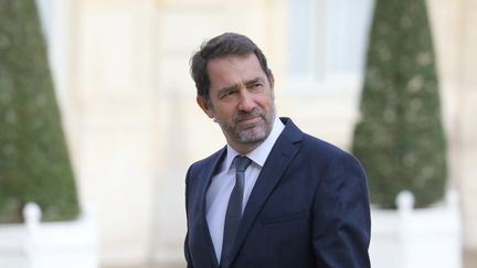 Le ministre de l'Intérieur Christophe Castaner à l'Elysée, le 28 octobre 2019.&nbsp; (LUDOVIC MARIN / AFP)