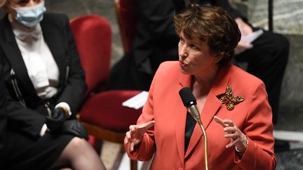 La ministre de la Culture roselyne Bachelot a démarré les rencontres avec le monde du spectacle vivant. (ALAIN JOCARD / AFP)