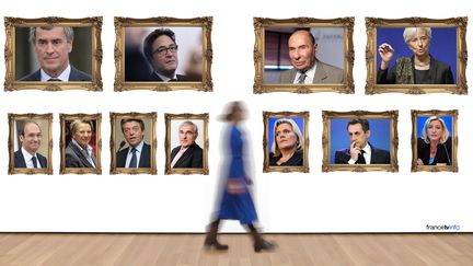 Le tableau de chasse politique du site Mediapart. (BASTIEN HUGUES / FRANCETV INFO)