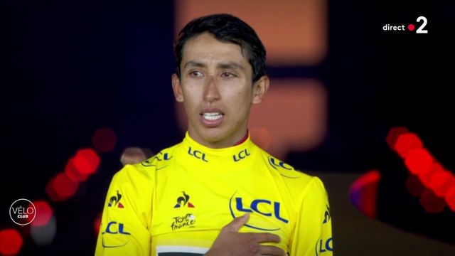 VIDEO. Egan Bernal et l'hymne colombien sur le podium