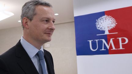 L'ex-ministre de l'Agriculture Bruno Le Maire, le 24 janvier &agrave; Paris, lors d'un meeting de l'UMP. (JACQUES DEMARTHON / AFP)